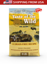 Taste of the Wild High Prairie Bison  Venison Dog Food 28lb - NEW