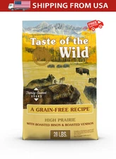 Taste of the Wild High Prairie Bison & Venison Dog Food 28lb - NEW