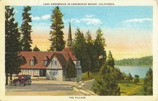 Postcard Lake Arrowhead in Arrowhead Woods The Village California