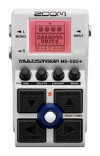 MS-50G+ MultiStomp Guitar Effects Pedal, Single Stompbox, 100 , Stereo Outputs,