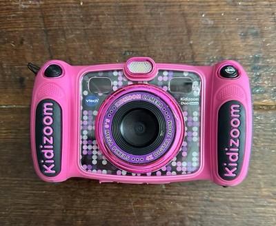 VTech Kidizoom Duo 4x Zoom Camera Pix Pink Kids Photography Games Pictures