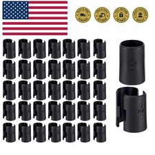 50Pack Wire Shelf Clips - 25 Pairs Wire Shelving Shelf Lock Clips for 1" Post...