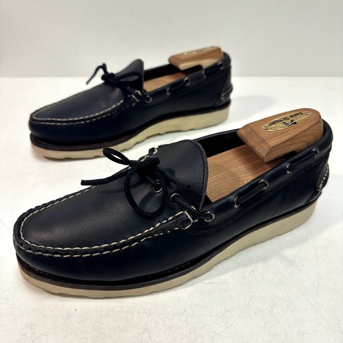 VERY GOOD Rancourt & Co. x Eastland Navy Blue Camp Moc Boat Shoe Maine USA 7.5 - Bild 5 von 11