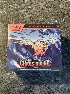 Pokémon TCG: Mega Evolution   Chaos Rising Elite Trainer Box (ETB) MINT No Tears
