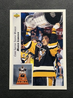 1992-93 Upper Deck MARIO LEMIEUX Conn Smythe Trophy Winner #436