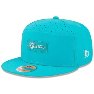 Miami Dolphins New Era 2025 Sideline 9FIFTY Cap NFL SnapBack Mütze Türkis USA