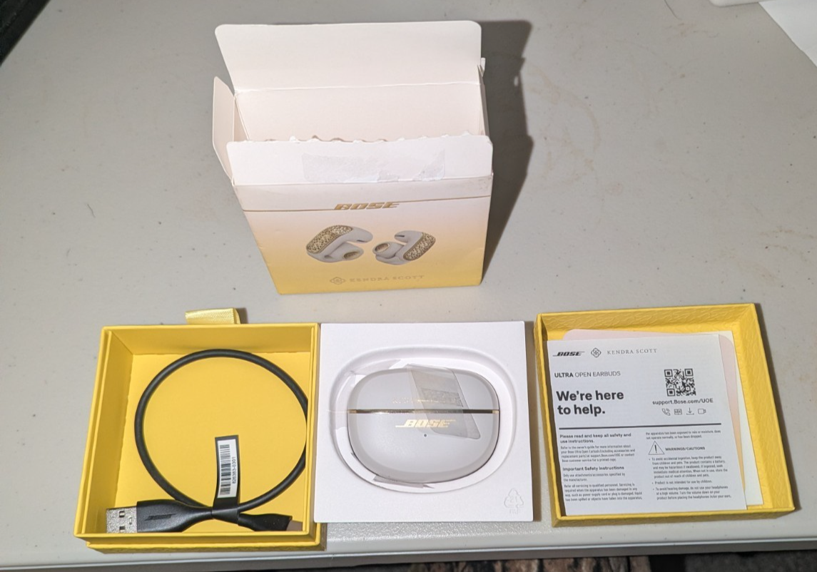 Bose x Kendra Scott Wireless Ultra Open Earbuds - Gold Filigree