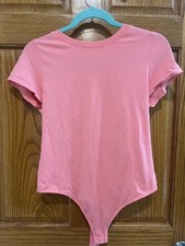 Wild Fable Women s Pink Bodysuit Size XL