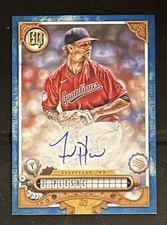 2022 Topps Gypsy Queen Auto Indigo /150 Zach Plesac #GQA-ZP Guardians