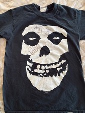 autographed misfits tshirt small
