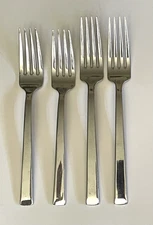 MIKASA Stainless Flatware Set of 4 FORKS Dinner & Salad Vietnam EUC