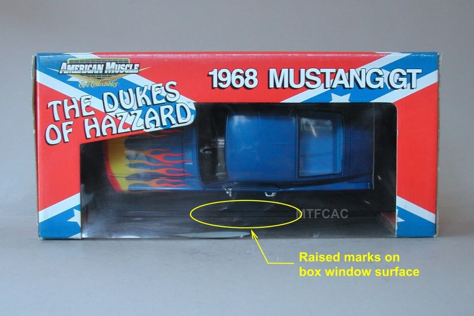 1:18 Racing Champions Ertl Dukes of Hazzard Cooter's 1968 Mustang GT - Image 2 of 3