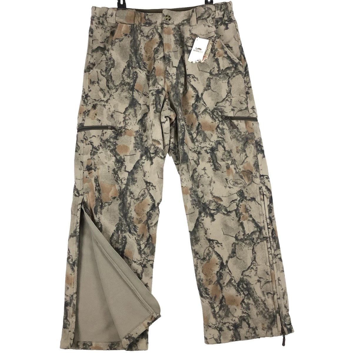Pantalon De Chasse Natural Gear XL Homme, Coton Camouflage Avec Poches Cargo