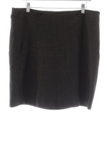 MORE & MORE Faltenrock Damen Rock Gr. DE 42 graubraun Casual-Look