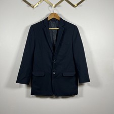 Calvin Klein Boys Navy Blue Blazer Suit Jacket Size 18 R