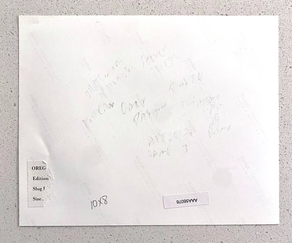 1991 Novato Gary Payton "Celebración después del juego ganar 3" Tipo 1 Foto Original Foto 2 de 2