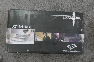 NEW SEALED Lexmark X746H1KG High Yield Return Program Toner Cartridge Black