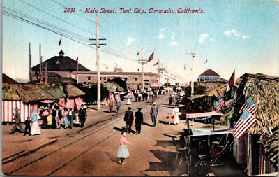 PC People on Main Street, Tent City, Coronado, California Hotel Del Coronado