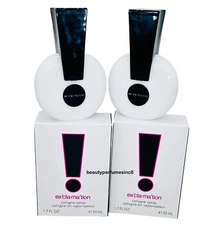 Lot of 2  - Exclamation by Coty for Women 1.7 oz / 50ml EDC Spray New in Box