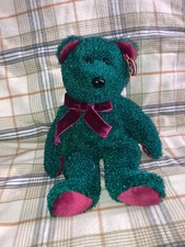 TY Beanie Buddy 2001 Holiday Teddy