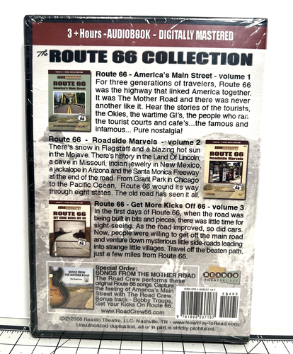 The Complete Route 66 Audio Collection 3+Hours-Audiobook-Digitally Mastered New - Imagen 2 de 6