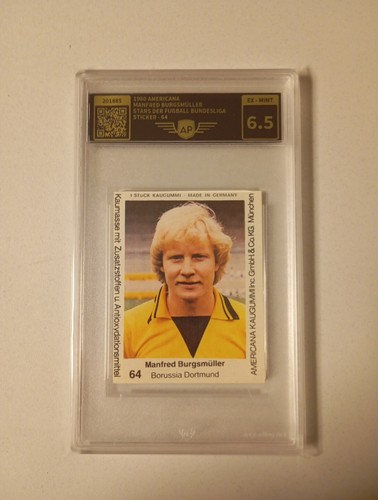 1980 Americana Manfred Burgsmüller Nr. 64 AP 6.5 Borussia Dortmund Bundesliga