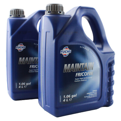 Fuchs 8 Liter MAINTAIN FRICOFIN Engine Coolant / Antifreeze 2 x 4L 800351661