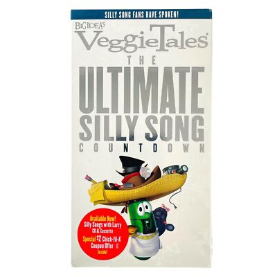 邦楽 SCHELLEN CD+VHS VeggieTales - The Ultimate Silly Song Countdown (2001) VHS Sealed