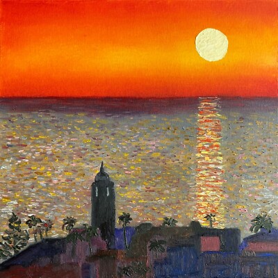 Gorgeous Oil Painting. Original. Signed by Artist. Impressionist Handmade Art.