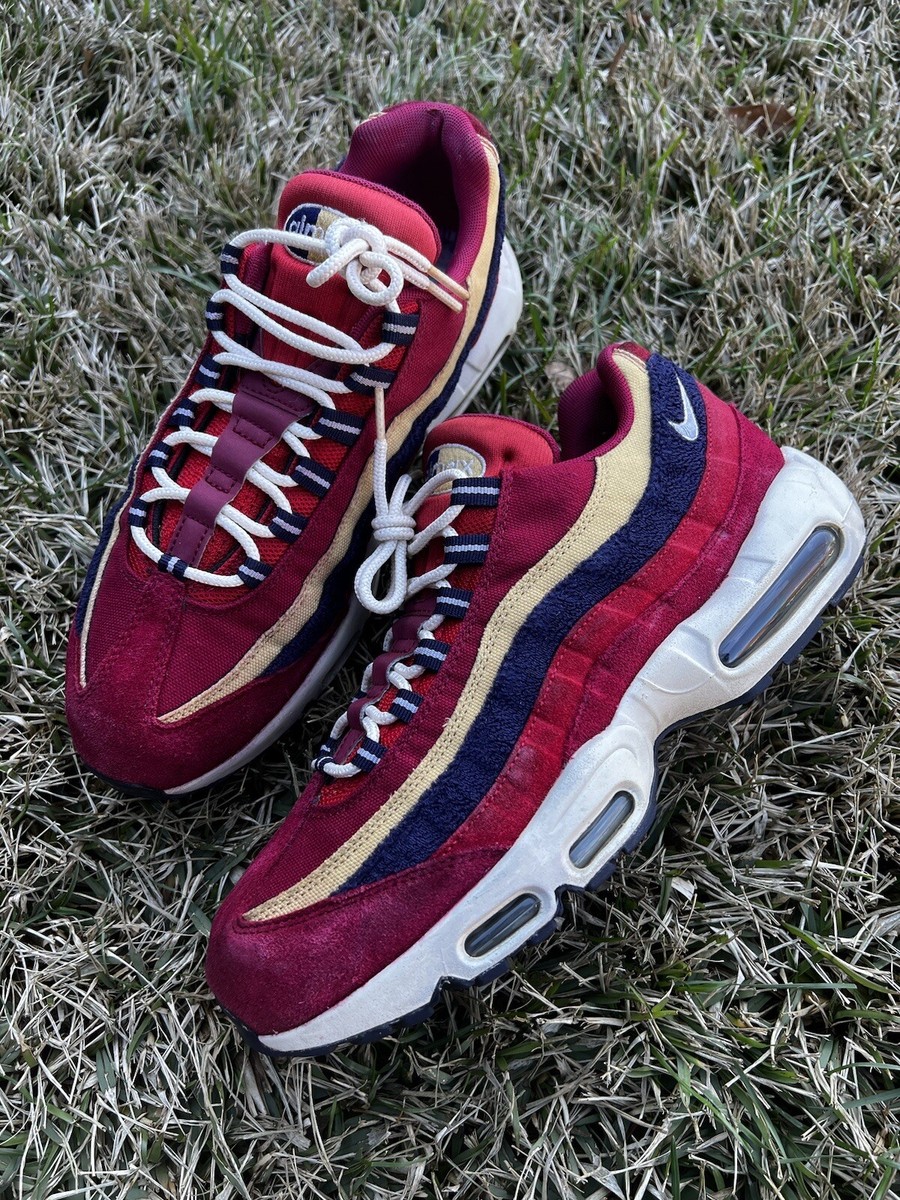 CLEAN Nike Air Max 95 Premium Red Crush 2018 Size