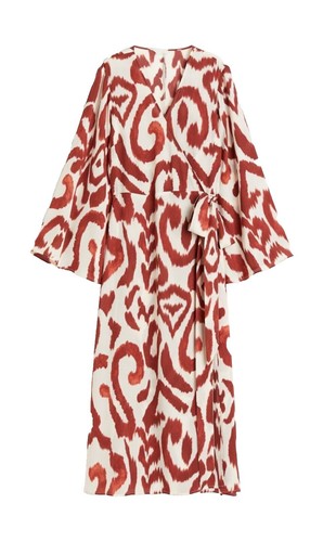 41 Hawthorne Tristana Essential Knit Faux Wrap Dress Sz M Green Geometric  Print | eBay