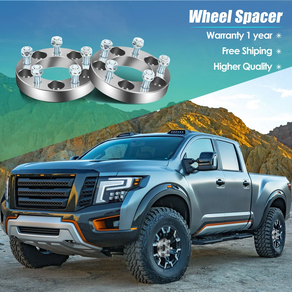 4 piezas espaciadores de rueda 1" 5x4,5 5x114,3 para Ford Mustang Ranger Mercury Grand Marquis Foto 2 de 4