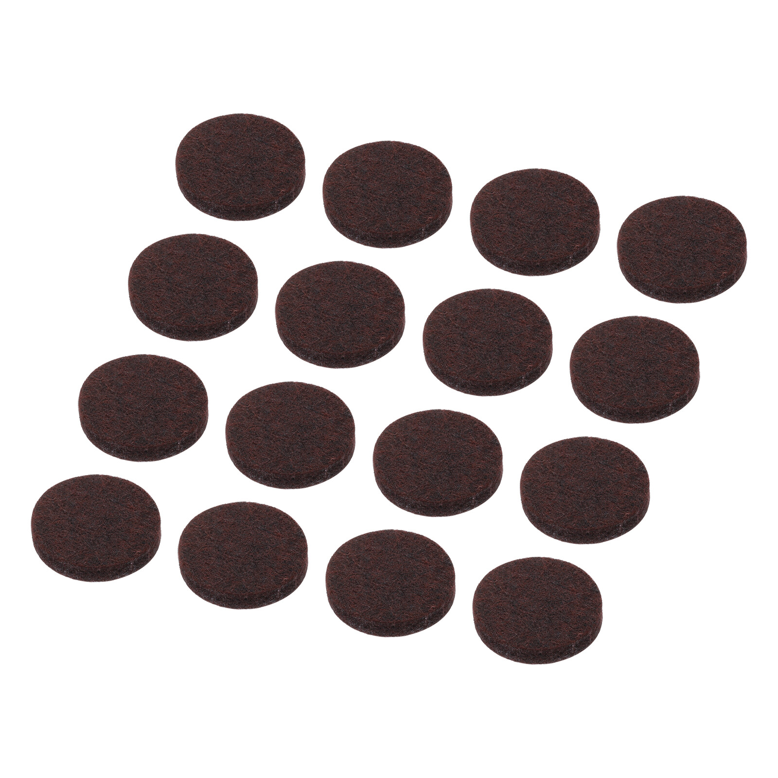 24pcs Felt Furniture Pads, 0.98 Inch Round Small Felt Protectors Brown