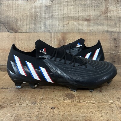 Adidas Soccer Cleats Men's Size 12.5 Predator Edge .1 L Low FG Black GV7391 NEW