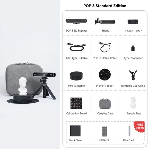 3D Scanner for 3D Printer 0.05mm High-Precision The Handheld 3D Scanner Camera - 第 6/15 張圖片