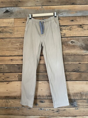 Boys Wonder Nation Pull On Khaki Pants Sz XL  Elastic Drawstring Waist