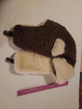 Aviator Solid Wing Winter Faux Fur  Cap Ski Warm Trapper Hat with Ear-Flaps