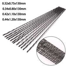 10pcs 130mm Scroll Jig Saw Blades Spiral Teeth Metal Wood Cutting Craft Tool