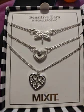 NECKLACES 3 PC SET, NIB MIX IT HYPOALLERGENIC 