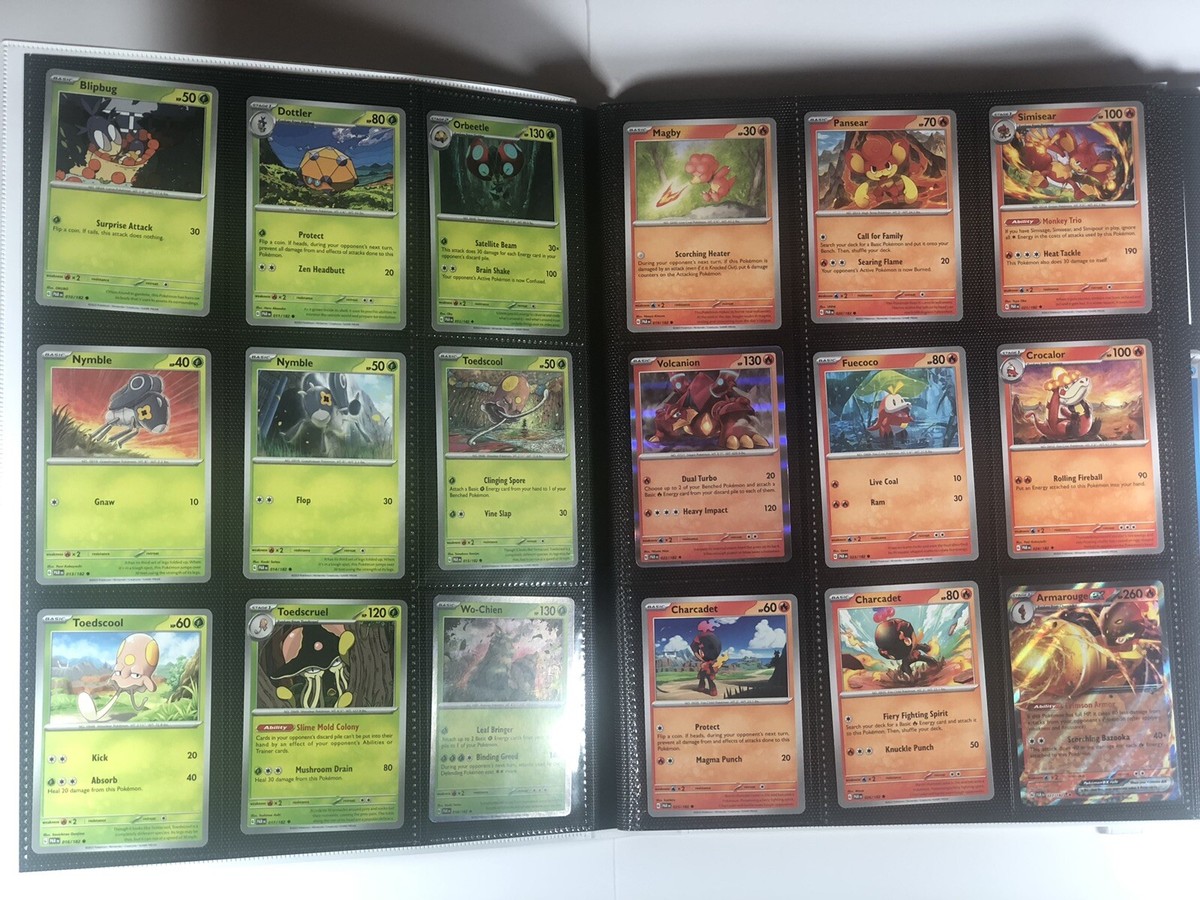 🔥 Pokémon Paradox Rift Master Base Deck Complete Set all 182