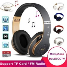 Wireless Headphones Bluetooth Headset Noise Cancelling Over Ear with Microphone