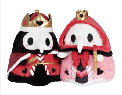 Mini Squishable King & Queen of Hearts Plague Set