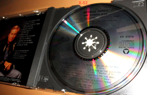 George Jones CD One Woman Man ya ba da ba doo RADIO LOVER writing on the wall - Picture 3 of 3