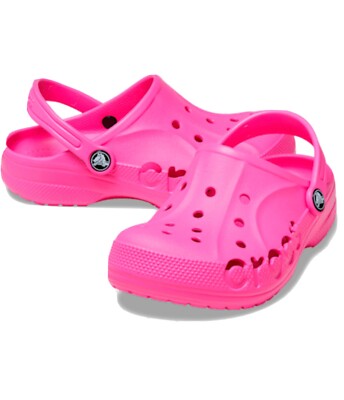 Crocs Child Baya Clogs Electric Pink Size J3