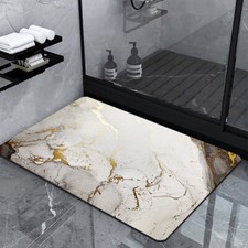 Stone Bath Mat Super Absorbent Non-slip Bathroom Diatomaceous Earth Shower Rug