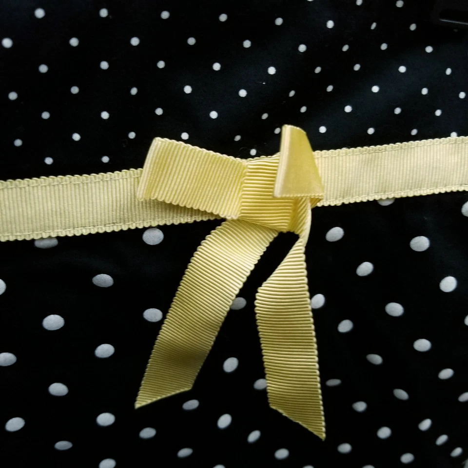 Falda International Concepts 4 lunares negra hasta la rodilla línea A 29" 19,75" " Foto 2 de 4