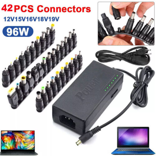 96W Universal Laptop Power Supply Charger Adapter w/ 42 Tips Notebook Charger