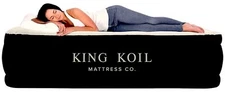 King Koil Luxury Queen Size Air Mattress with Built-in High-Speed Pump, 20" A...
