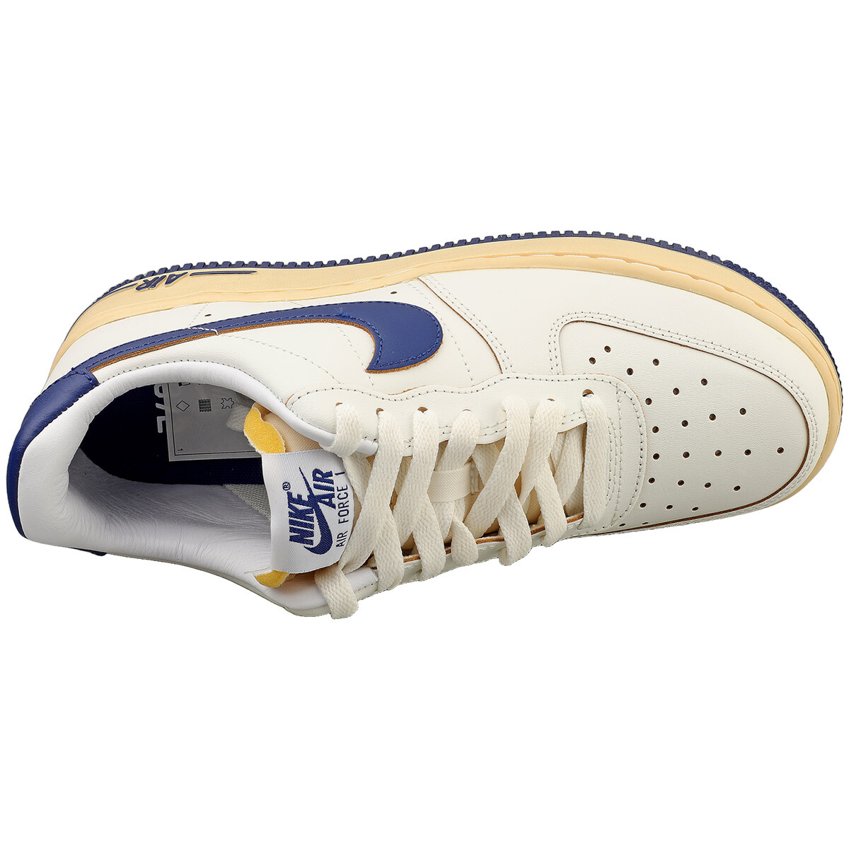 Nike Air Force 1 07 Womens Fashion Sneakers in Sail Blue - 7