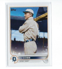 Ty Cobb 2022 Topps Update Series #US204 Short Print Photo Variation LEGEND SP